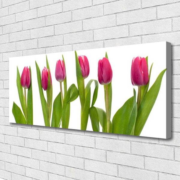 Tablou pe panza canvas Lalele Floral Red