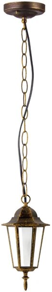 Goldlux Liguria lampă suspendată exterior 1x20 W patină 202178