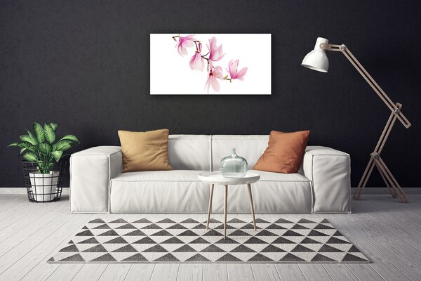 Tablou pe panza canvas Flori roz Floral