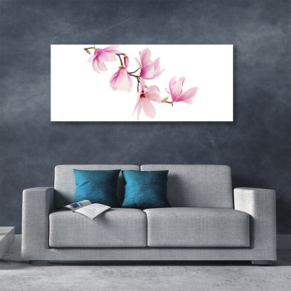 Tablou pe panza canvas Flori roz Floral