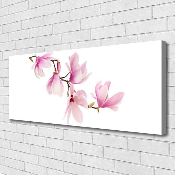 Tablou pe panza canvas Flori roz Floral
