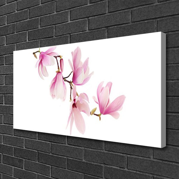 Tablou pe panza canvas Flori roz Floral