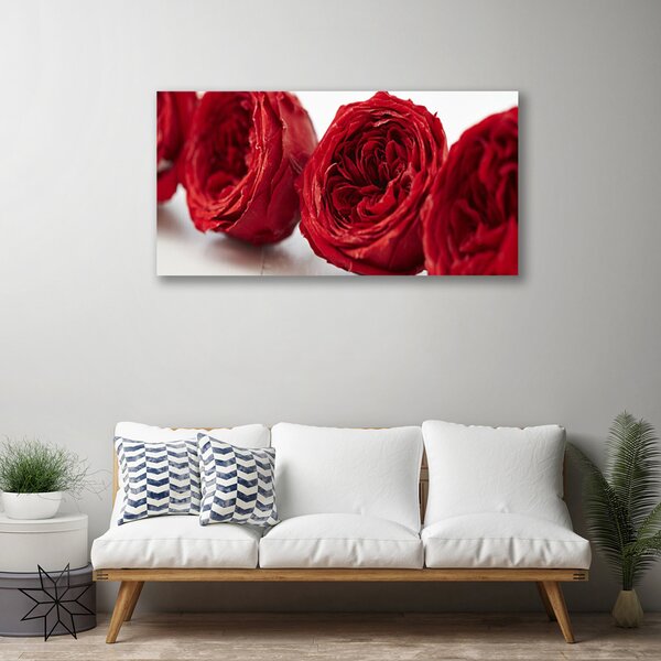 Tablou pe panza canvas Trandafiri Floral Red