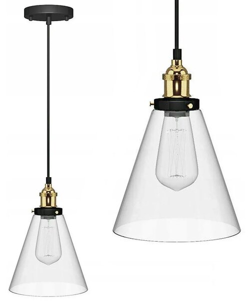 Lampa DE TAVAN SUSPENDABILA din sticla Verto A Transparent APP042-1CP