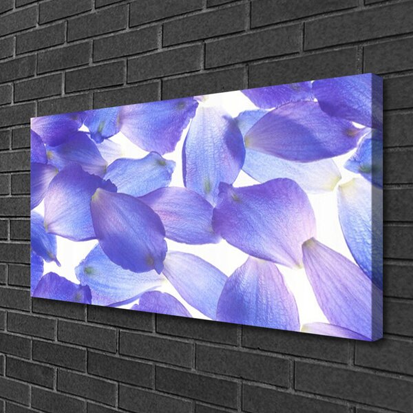 Tablou pe panza canvas Petale Floral violet