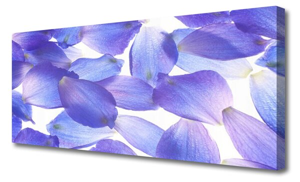 Tablou pe panza canvas Petale Floral violet