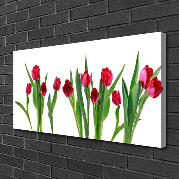 Tablou pe panza canvas Lalele Floral Red