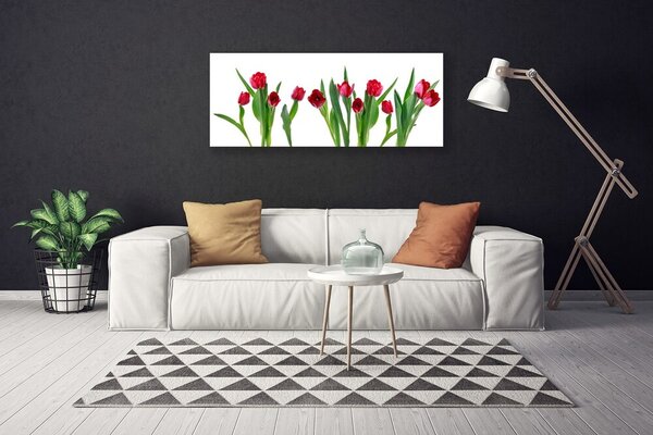 Tablou pe panza canvas Lalele Floral Red