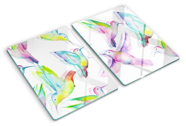 Tocător de bucătărie Colibri în stil acuarelă
