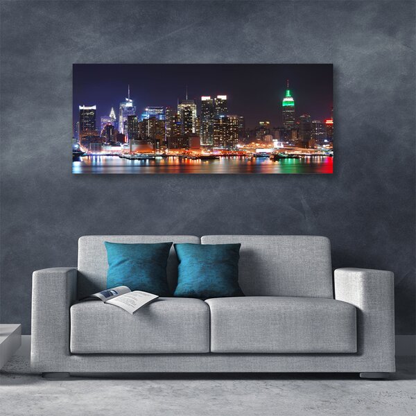 Tablou pe panza canvas Oraș Case Multi