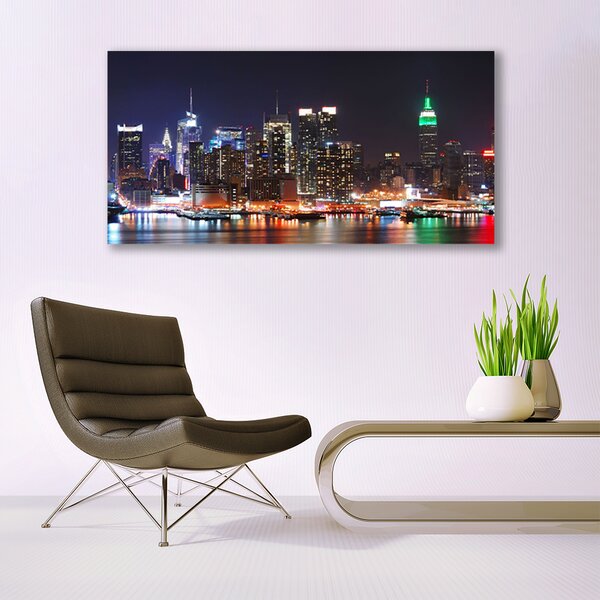 Tablou pe panza canvas Oraș Case Multi