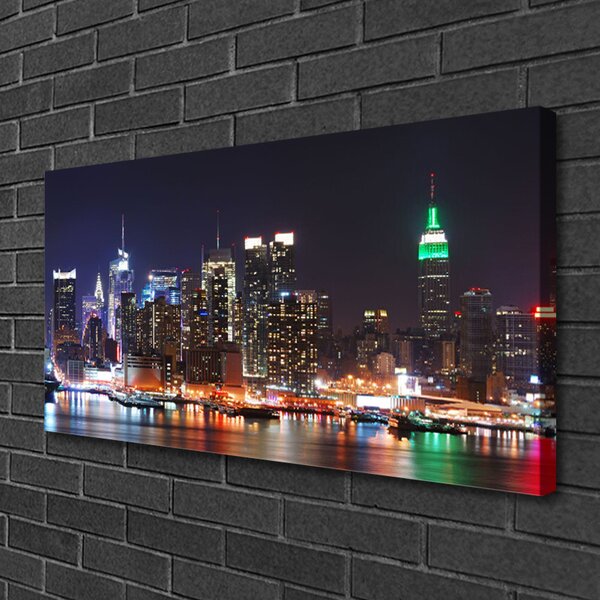 Tablou pe panza canvas Oraș Case Multi
