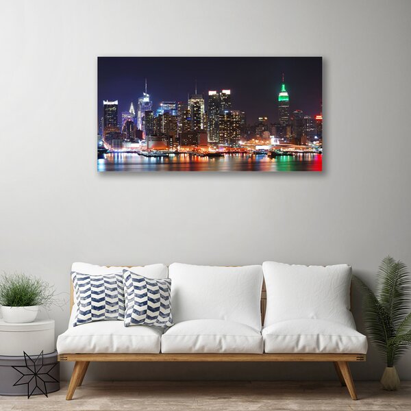Tablou pe panza canvas Oraș Case Multi