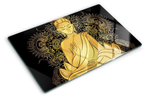 Tocător sticlă Buddha în meditație