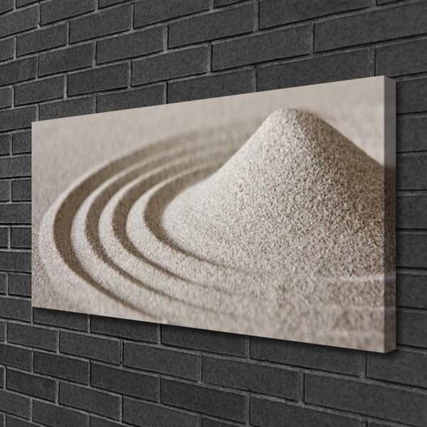 Tablou pe panza canvas Sand Art Gray