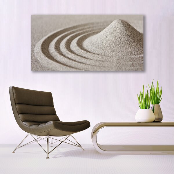 Tablou pe panza canvas Sand Art Gray