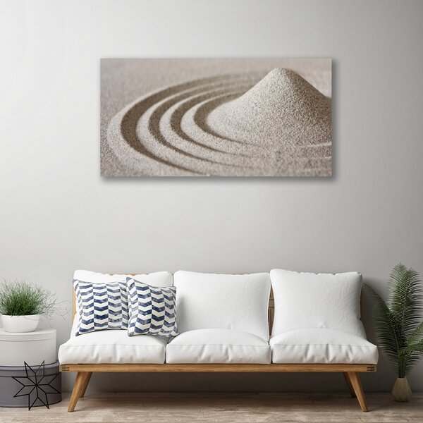 Tablou pe panza canvas Sand Art Gray