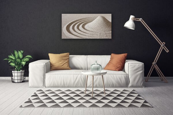 Tablou pe panza canvas Sand Art Gray