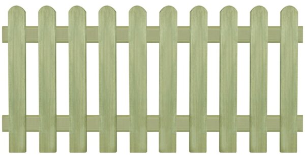 Gard din țăruși, 170 x 80 cm 6/9 cm, lemn de pin tratat