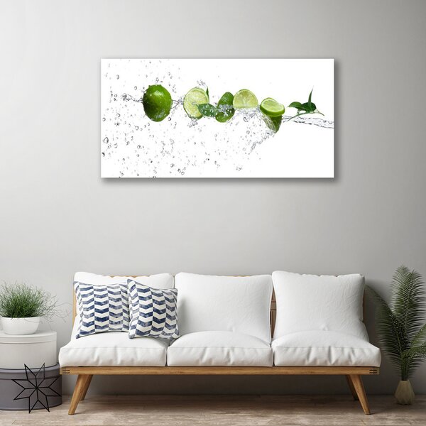 Tablou pe panza canvas Apa Lime Bucătărie Verde