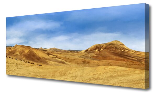 Tablou pe panza canvas Desert Peisaj Galben