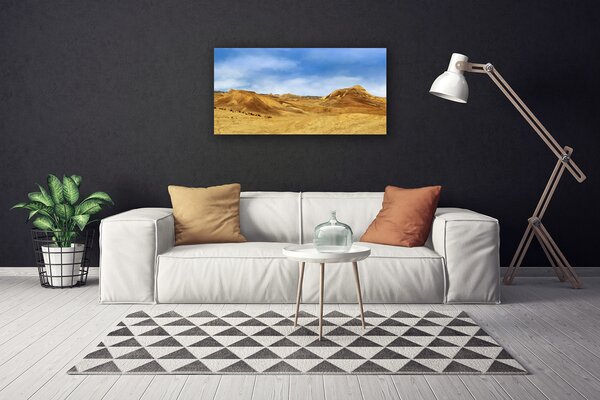 Tablou pe panza canvas Desert Peisaj Galben