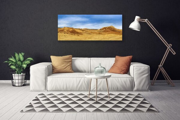 Tablou pe panza canvas Desert Peisaj Galben
