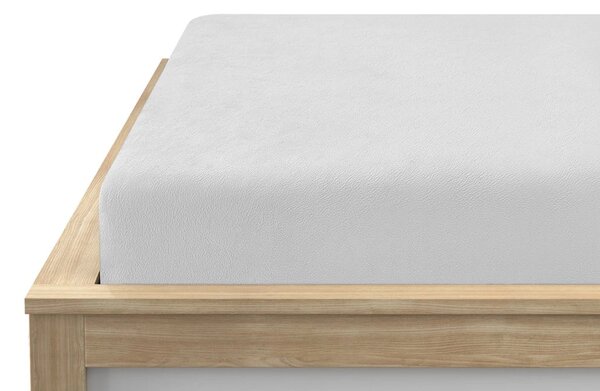 Cearsaf Cocolino microplus cu elastic SOFT 90x200 cm alb