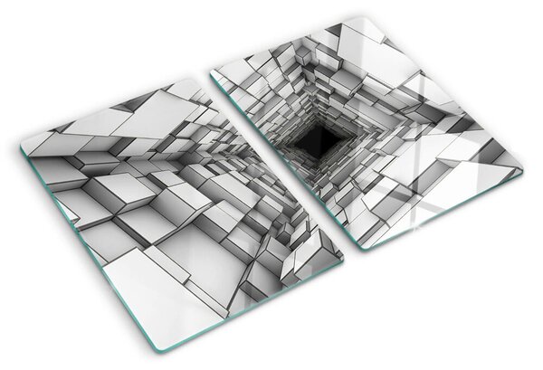 Tocător de bucătărie Labirint cub 3D