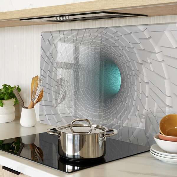 Tocător din sticlă Tunel 3D cu efect de adâncime