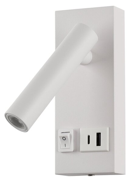 Aplica LED Klausen Smarty W 2W Alb 3000K Design Modern Minimalist 14.5x15x6 cm Lumina Calda Accent 38 Grade Ideala Pentru Dormitor Hol Eficienta