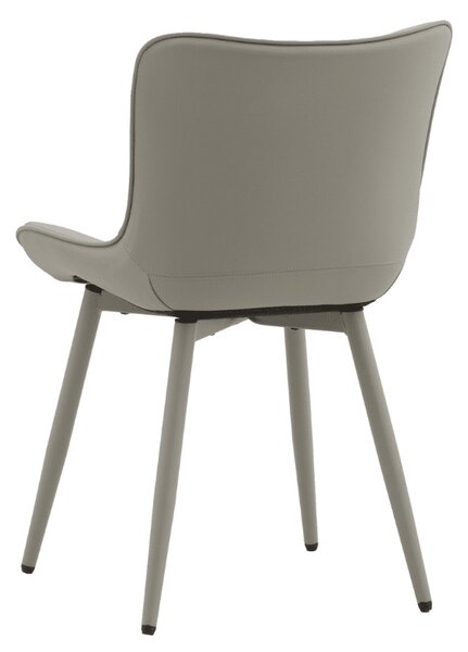 SCAUN NEPTUN -IMITATIE PIELE - GRI