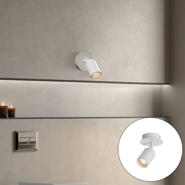 Spot modern pentru baie alb IP44 - Ducha