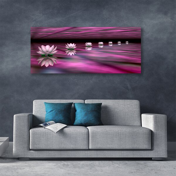 Tablou pe panza canvas Flori roz Floral