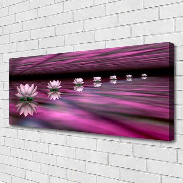 Tablou pe panza canvas Flori roz Floral