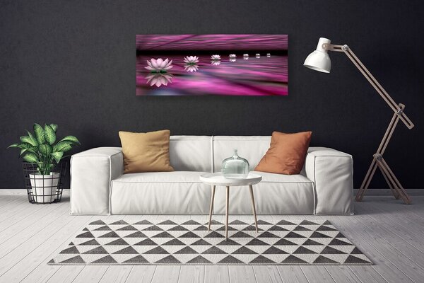 Tablou pe panza canvas Flori roz Floral