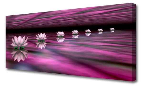 Tablou pe panza canvas Flori roz Floral