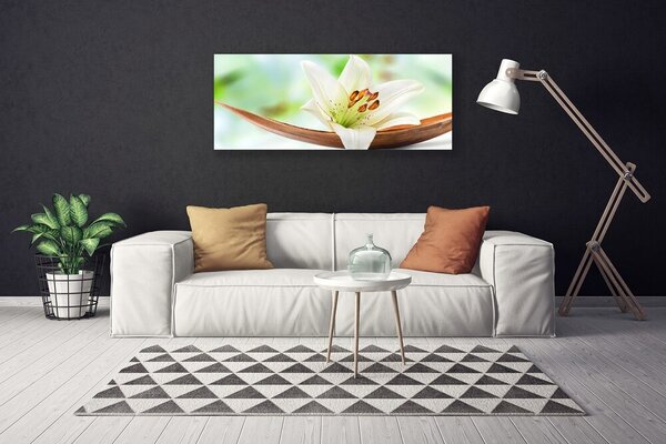 Tablou pe panza canvas Florale flori albe