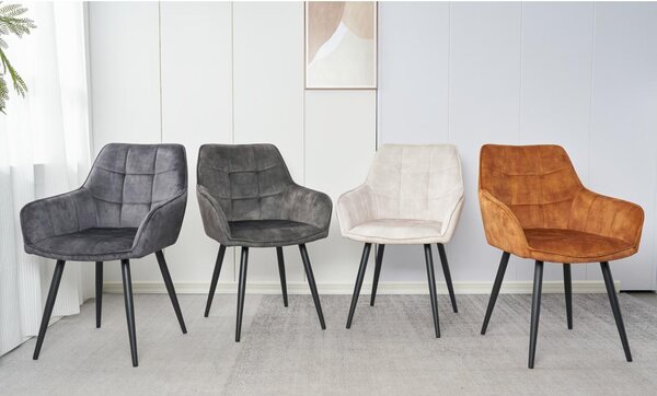Scaun Living KJC4344 Gri Deschis
