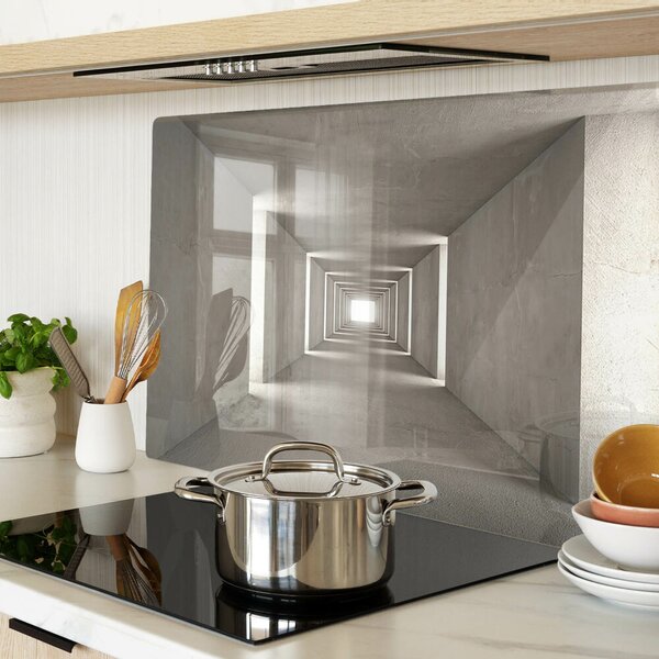 Tocător de bucătărie Interior geometric cu efect de adâncime
