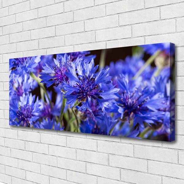 Tablou pe panza canvas Flori Floral violet