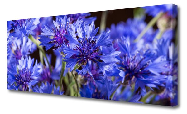 Tablou pe panza canvas Flori Floral violet