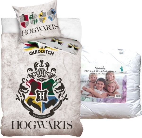 Set lenjerie de pat Harry Potter (stemă)