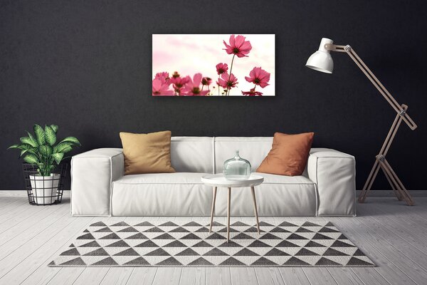 Tablou pe panza canvas Flori roz Floral