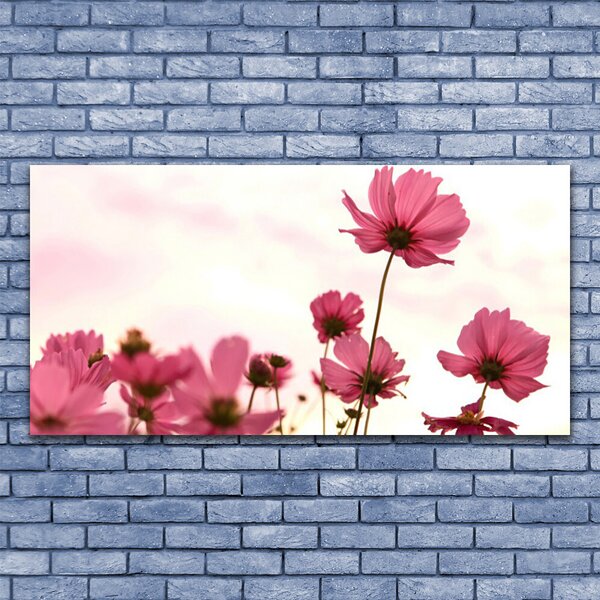 Tablou pe panza canvas Flori roz Floral
