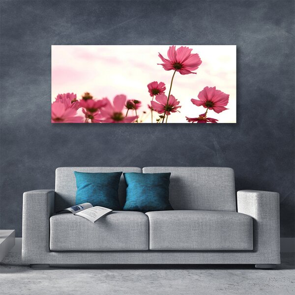 Tablou pe panza canvas Flori roz Floral