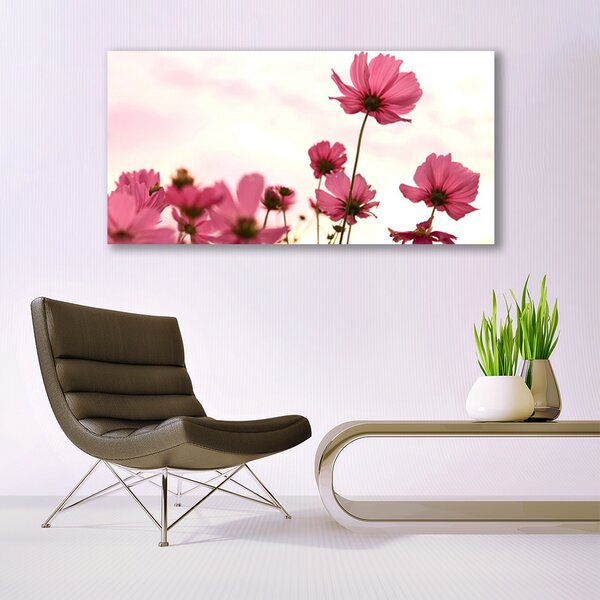 Tablou pe panza canvas Flori roz Floral