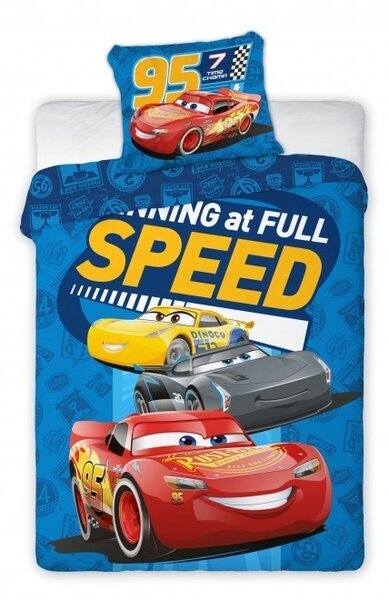 Lenjerie de pat Cars (speed) pentru copii