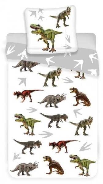 Lenjerie de pat Dinozauri (THEROPODA) pentru copii