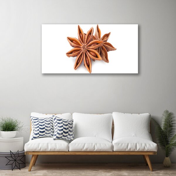 Tablou pe panza canvas Cinnamon Brown Floral